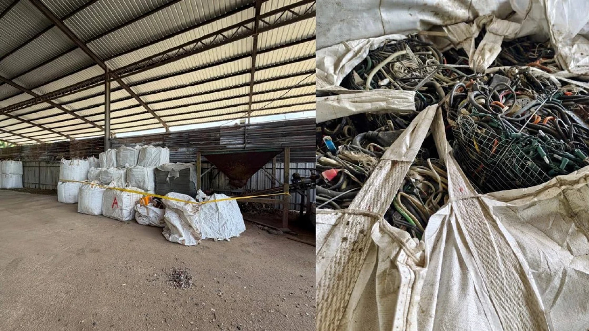 RM3 Million E-Waste Haul Seized in Bukit Mertajam Operation; Five Suspects Held