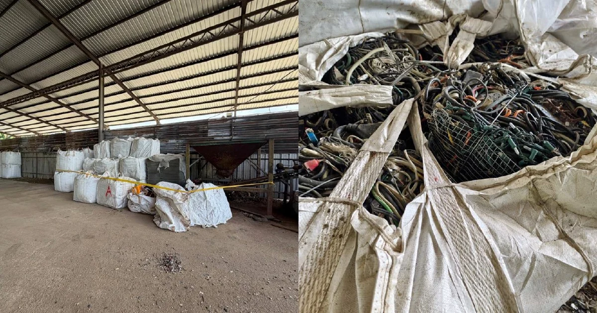 RM3 Million E-Waste Haul Seized in Bukit Mertajam Operation; Five Suspects Held
