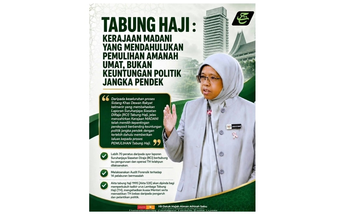 Government Puts Depositors First in Tabung Haji Crisis, Says Deputy Minister