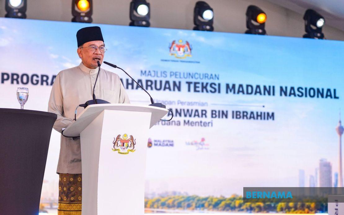 PM Anwar Doubles Taxi Reform Investment With Extra RM10 Million Funding Boost