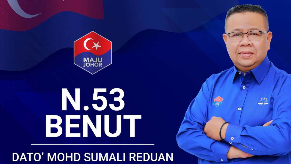 Umno's Sumali Reduan Makes Benut Debut as Johor BN Announces Candidate
