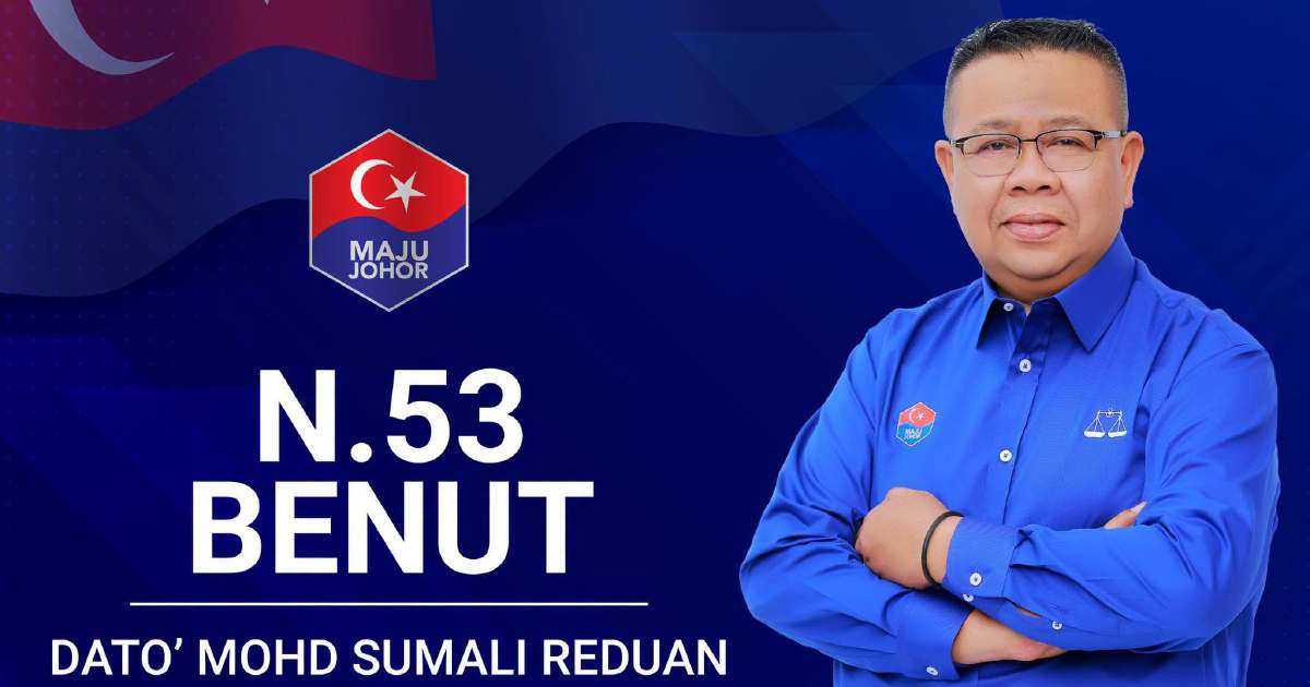 Umno's Sumali Reduan Makes Benut Debut as Johor BN Announces Candidate