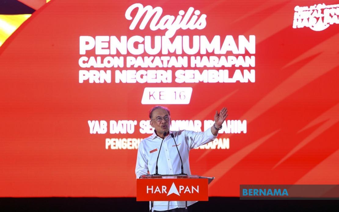 Aminuddin to Challenge Linggi as Anwar Names PH Slate for Negeri Sembilan Election