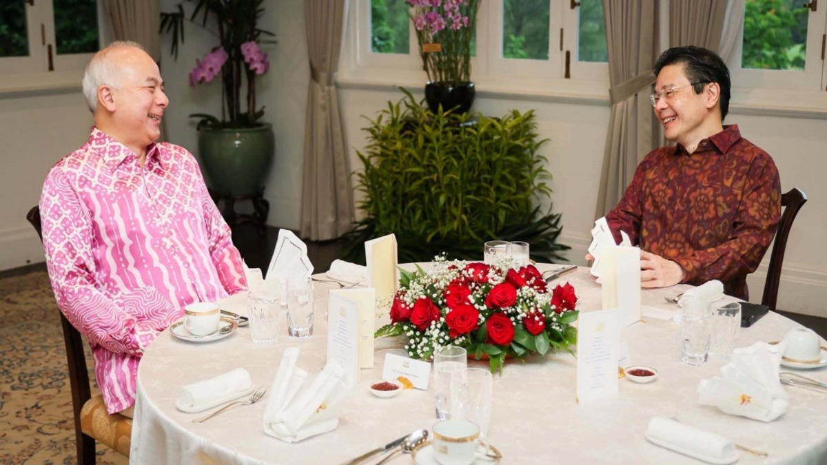 Sultan Nazrin, Singapore PM Wong Strengthen Malaysia-Singapore Ties Through Bilateral Talks