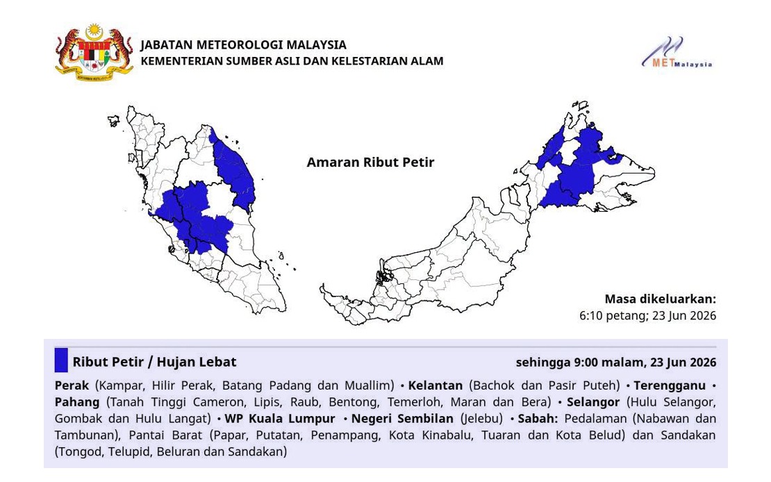 Typhoon Mekkhala Poses No Threat to Malaysia, Says MetMalaysia