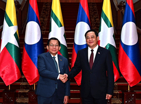 Laos and Myanmar Chart Deeper Partnership During Presidential Summit in Vientiane