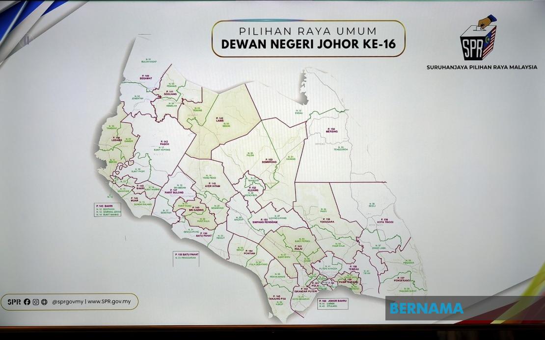 Johor State Election Kicks Off With Nomination Day as Seven Parties Field Candidates Across 56 Seats