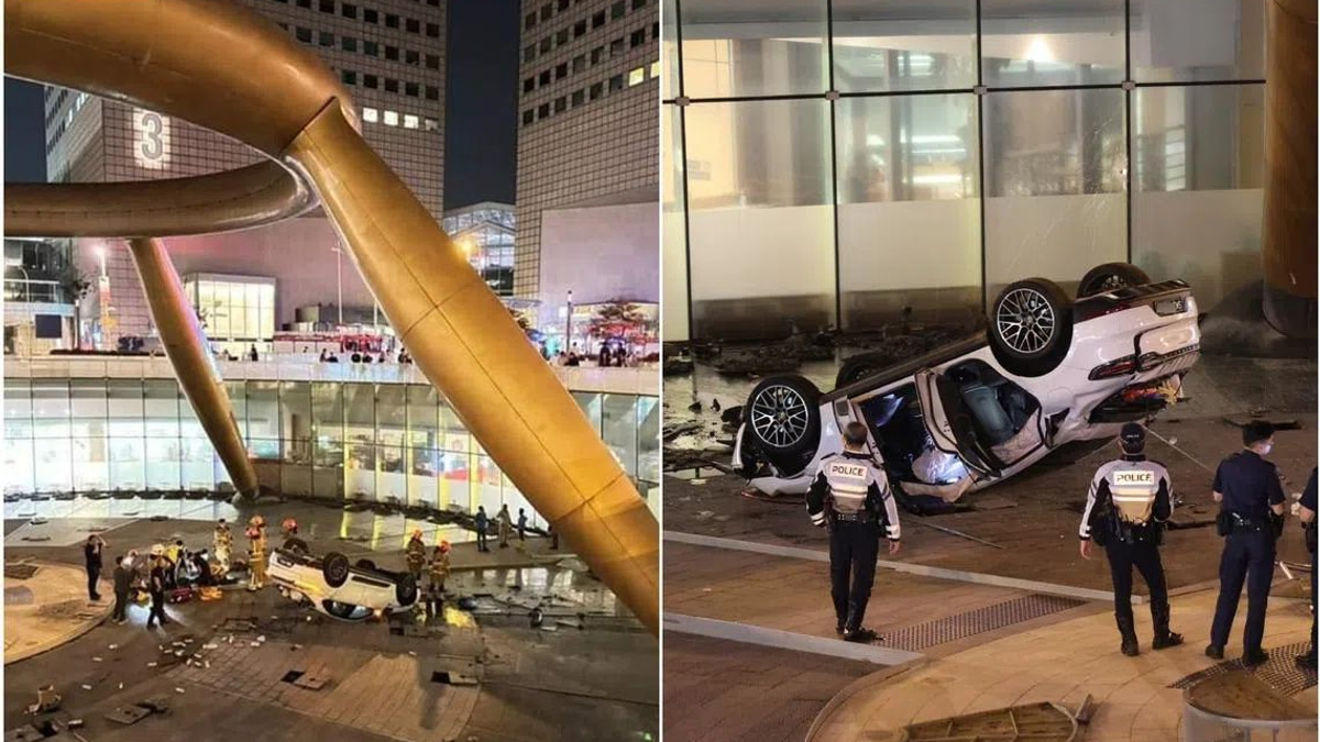 Singapore Man Jailed for Drink-Driving into Iconic Fountain