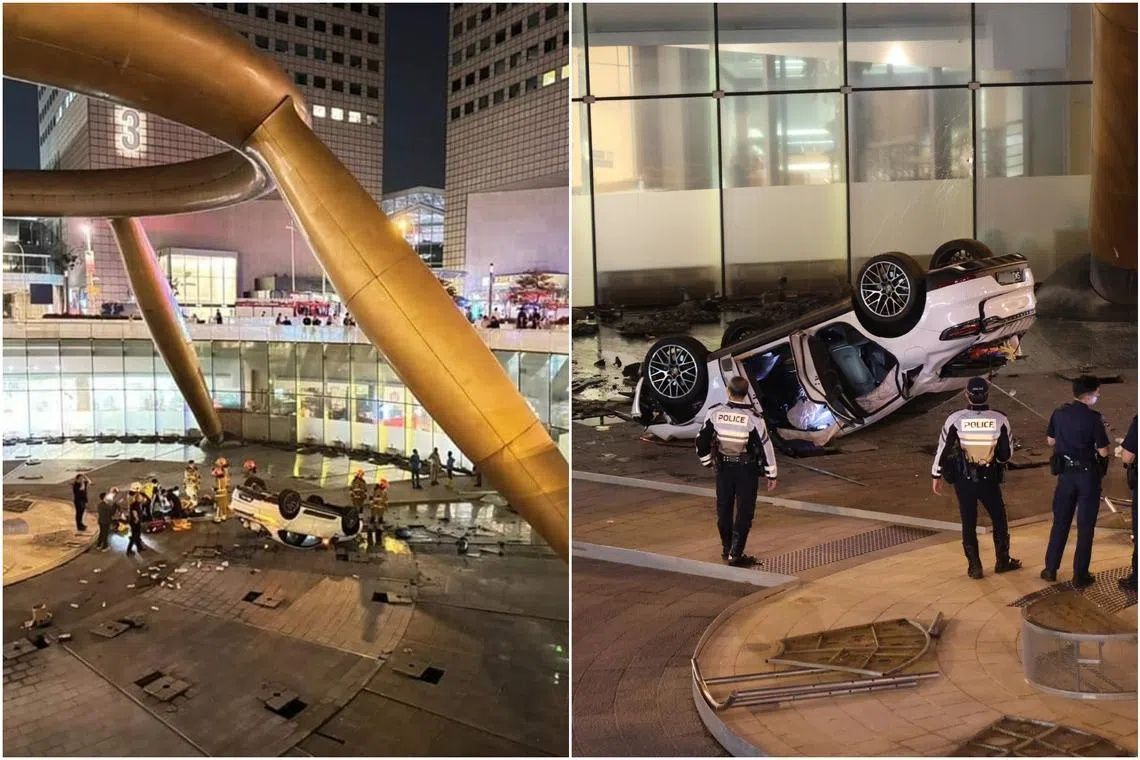 Singapore Man Jailed for Drink-Driving into Iconic Fountain