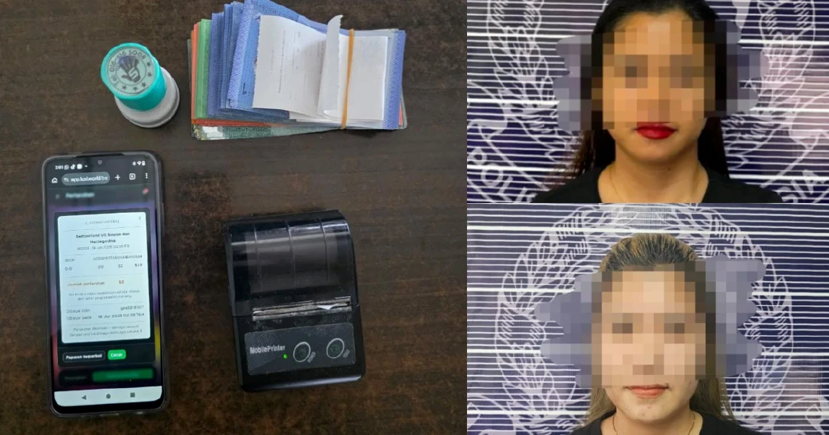 Three Women Arrested in Kuching for Allegedly Running World Cup Betting Rings