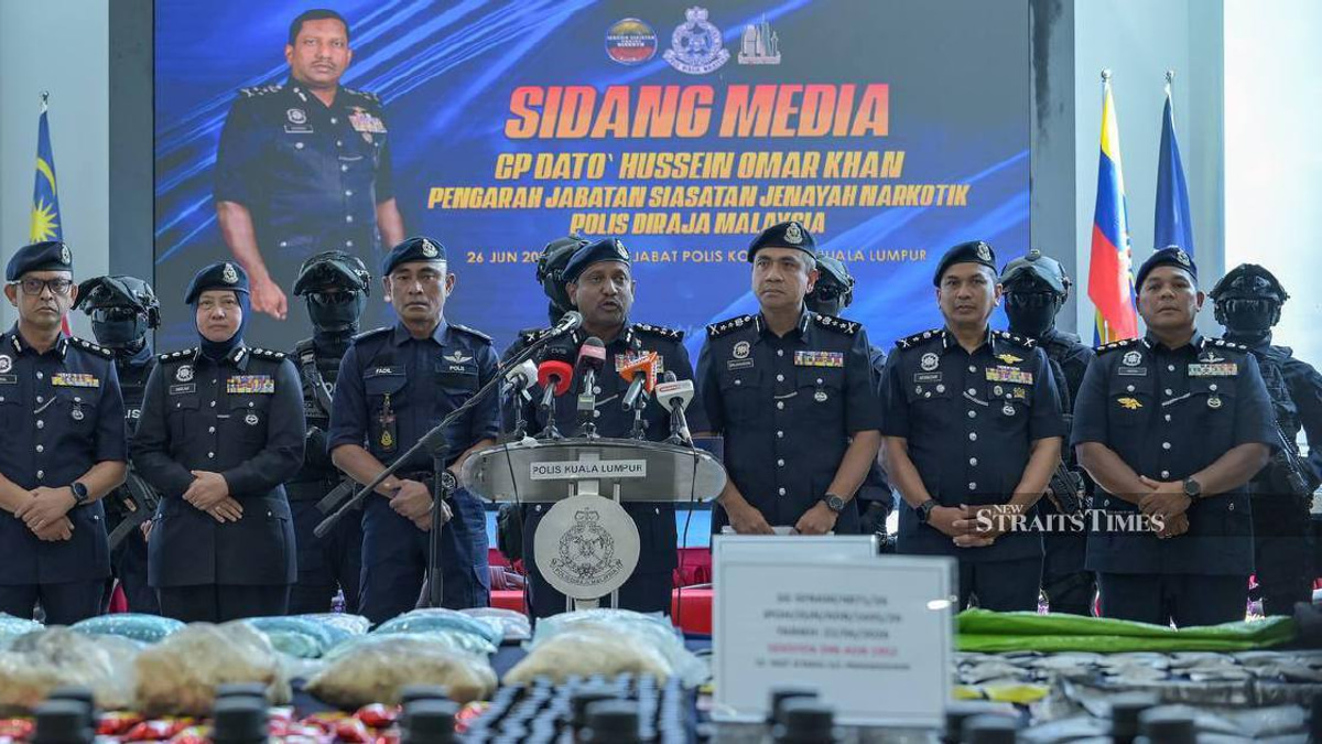Police Intercept RM135.63 Million Drug Haul in Cheras, Dismantling Major Distribution Network