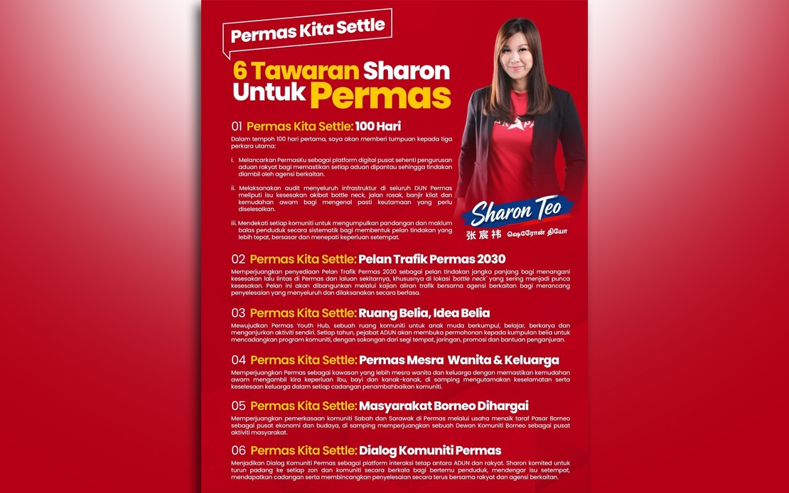 Sharon Teo Charts Course for Permas with Six-Point Development Agenda