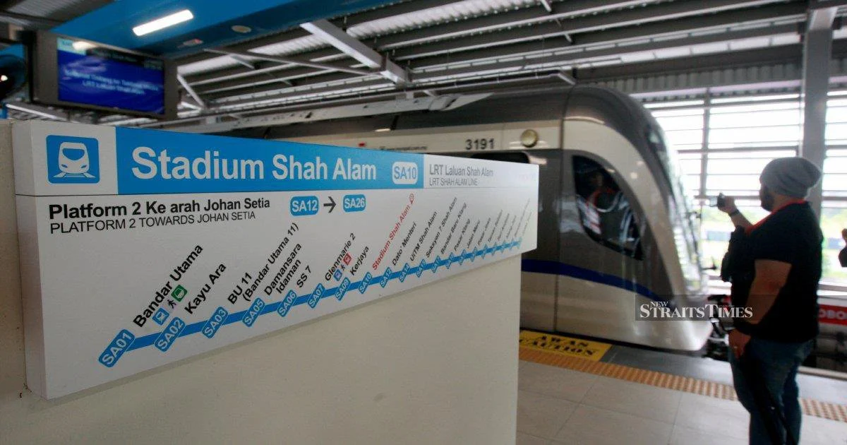 Prime Minister to inaugurate new LRT3 Shah Alam line this Sunday