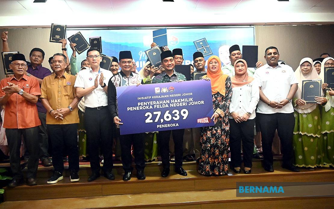 Johor Resolves Nearly All FELDA Land Title Claims in Historic Achievement