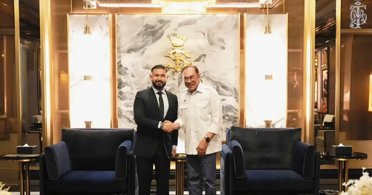 Anwar and Johor Regent Affirm Commitment to Strengthening State-Federal Relations