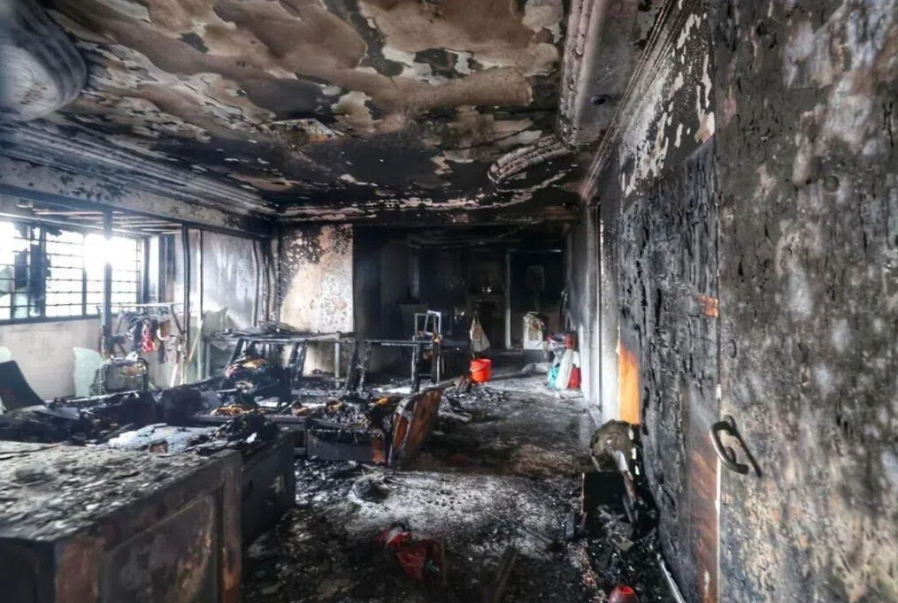 Two rescued from 13th-floor HDB blaze in Singapore's Jurong West