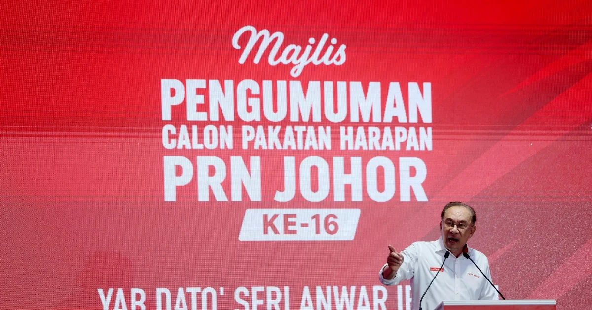 Johor Received RM2 Billion More Than It Contributed to Federal Coffers, Says PM Anwar