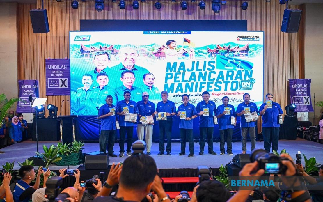 BN Launches Nine-Pillar Manifesto for Negeri Sembilan State Election