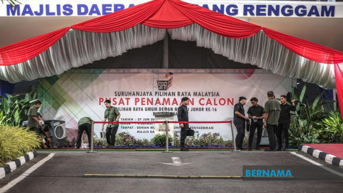 Johor State Election Nominations Open Across 56 Centers as Campaign Trail Begins