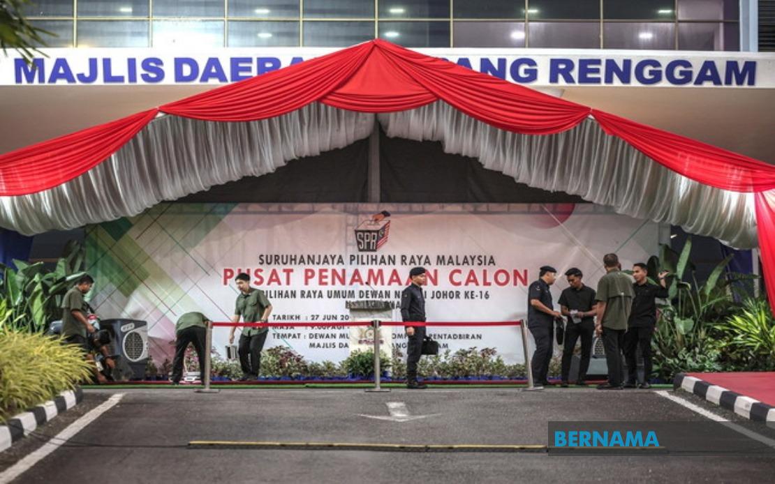 Johor State Election Nominations Open Across 56 Centers as Campaign Trail Begins