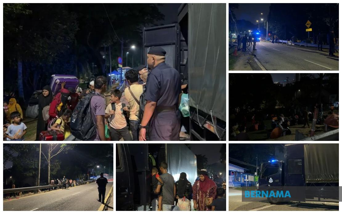 Rohingya Refugees Relocated from UNHCR Office to Police Headquarters for Documentation