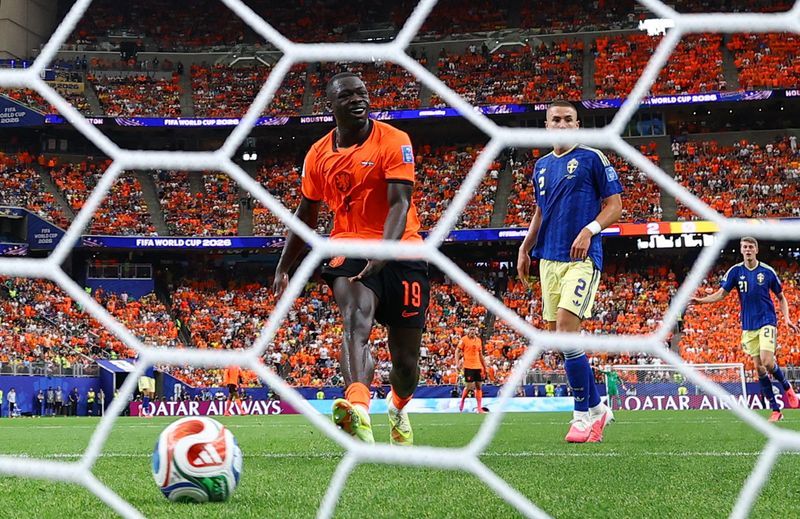 Brobbey's two-goal display makes him strong contender to lead Dutch attack
