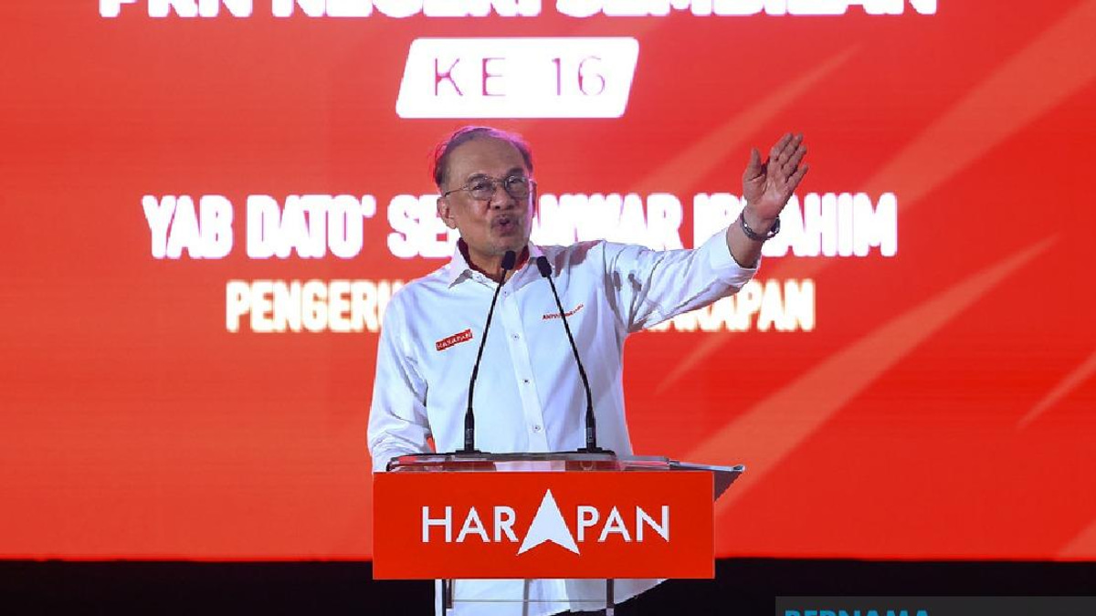 Anwar Urges Negeri Sembilan Voters To Back PH For Continued Progress