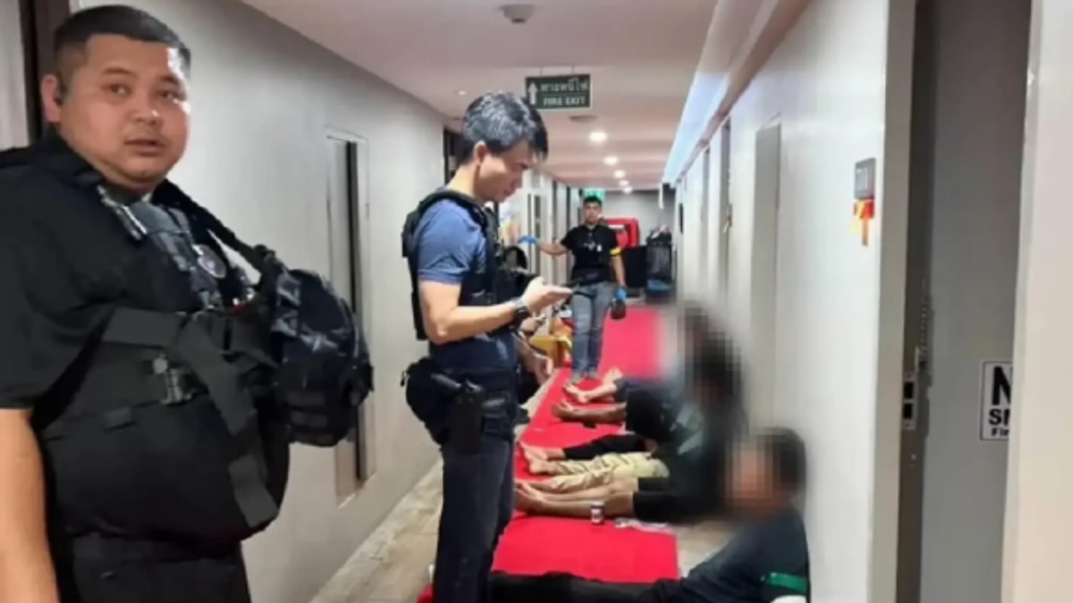 Thai Police Dismantle Alleged Underground Casino and Drug Operation at Nonthaburi Hotel Catering to Chinese Clients