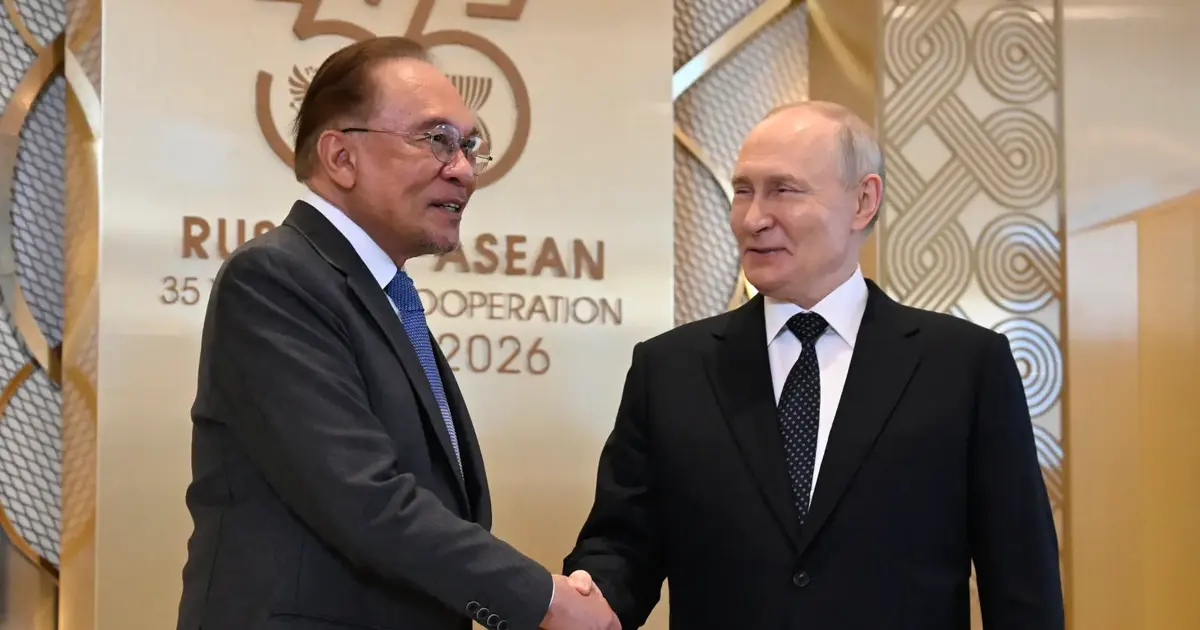 Putin pledges two decades of oil and gas supplies to Malaysia as Anwar seeks energy security