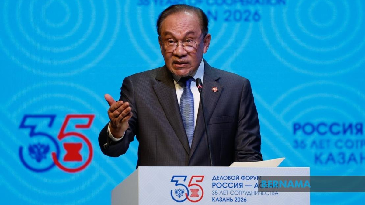 Anwar Charts Broader ASEAN-Russia Partnership, Addresses Gaza Crisis in Kazan