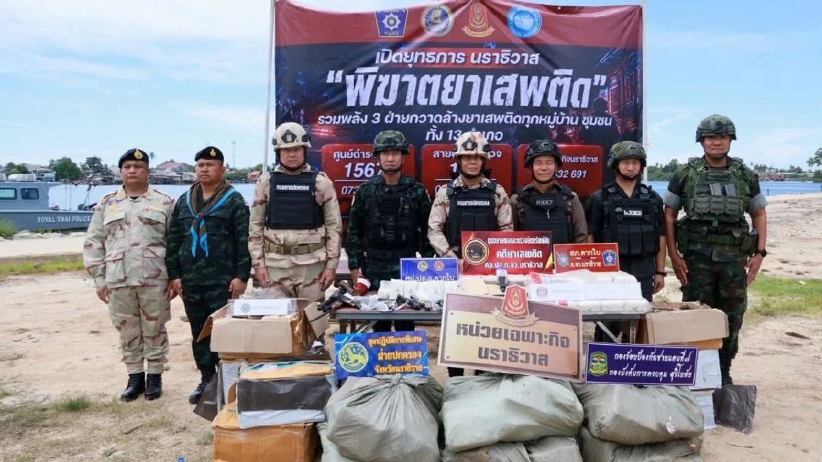 Thai authorities smash major drug ring with suspected Malaysian links, seizing RM1.2mil in contraband
