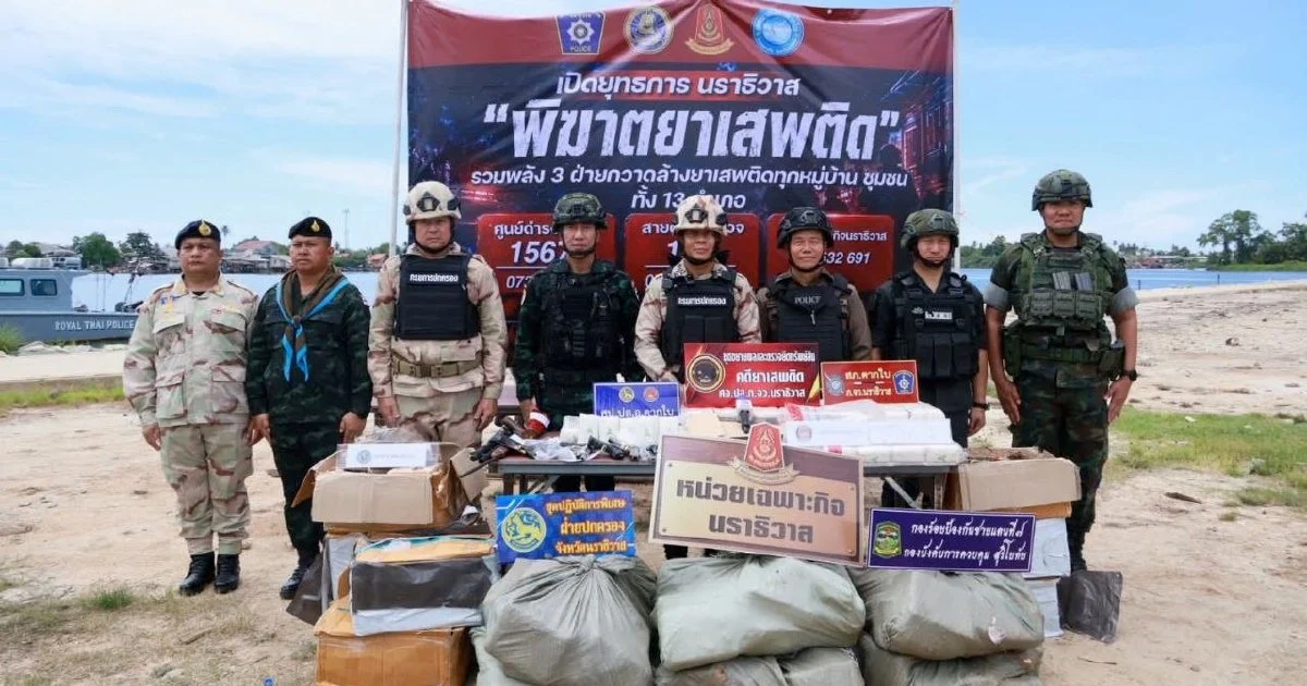 Thai authorities smash major drug ring with suspected Malaysian links, seizing RM1.2mil in contraband