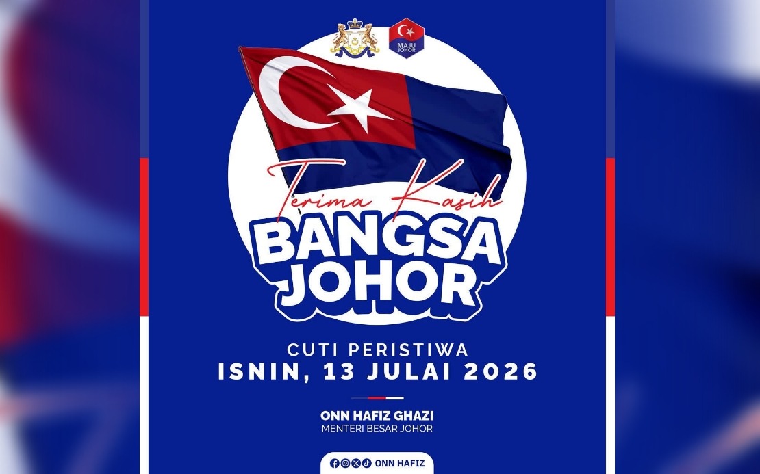 Johor Declares July 13 A State Holiday Following Decisive Election Victory