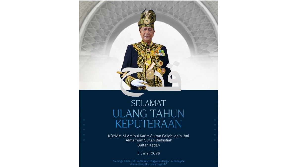King Sends Birthday Wishes to Sultan of Kedah as He Turns 84