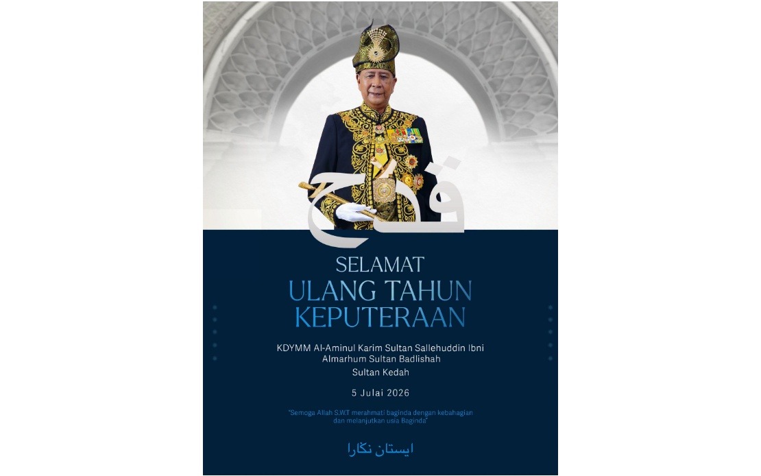 King Sends Birthday Wishes to Sultan of Kedah as He Turns 84