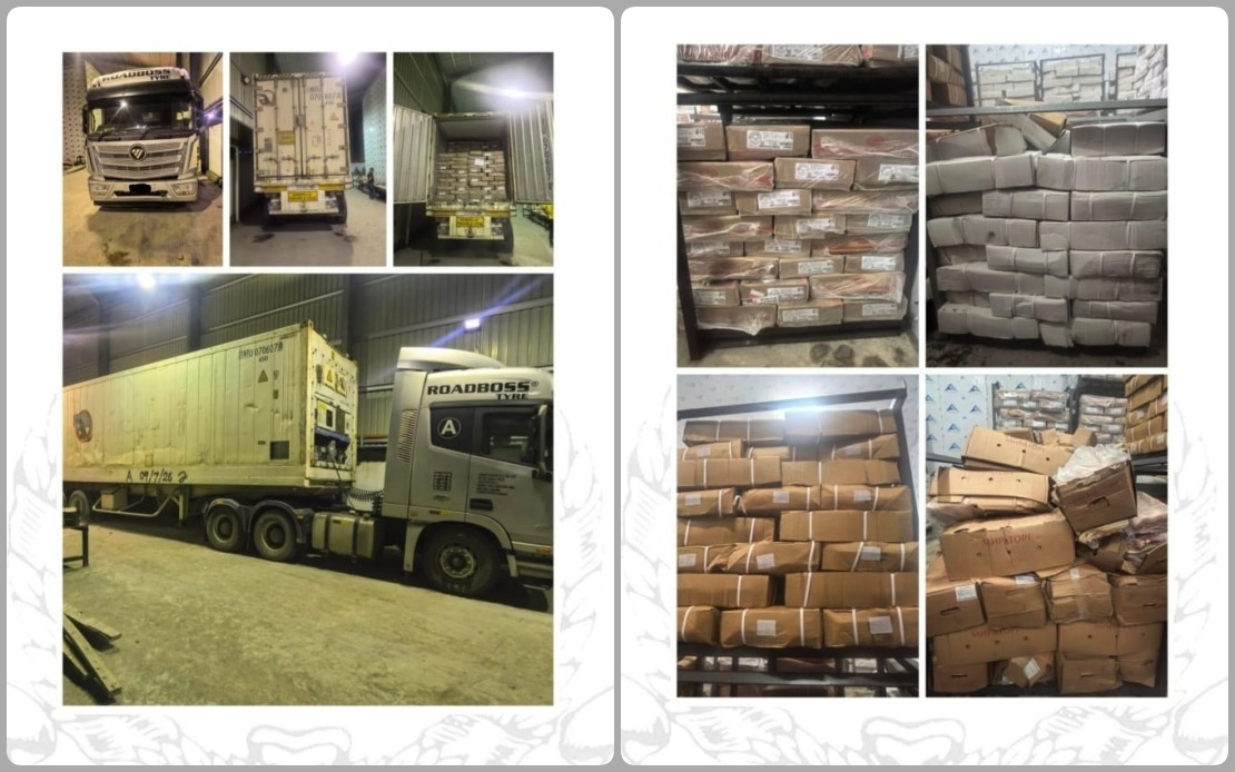 RM6.19 Million in Undocumented Frozen Pork Seized in Miri Warehouse Raid