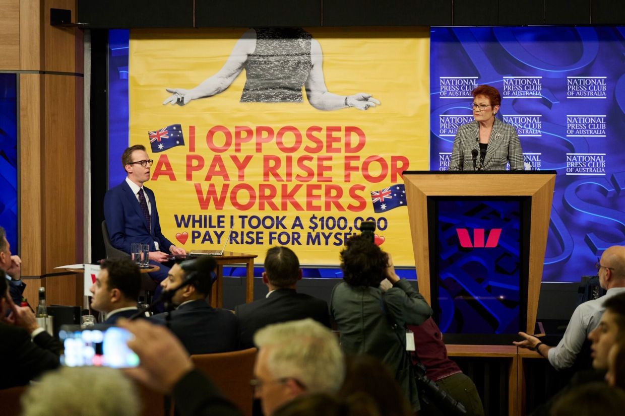 Australia's One Nation leader pushes monocultural agenda amid housing crisis debate