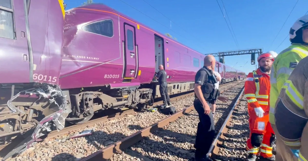 One killed, dozens hurt in major train collision north of London