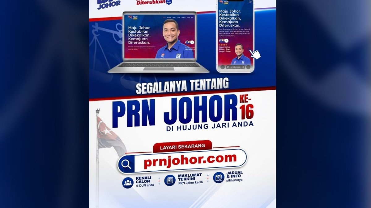 BN Directs Voters to Official Portal for Candidate Information During Johor Election