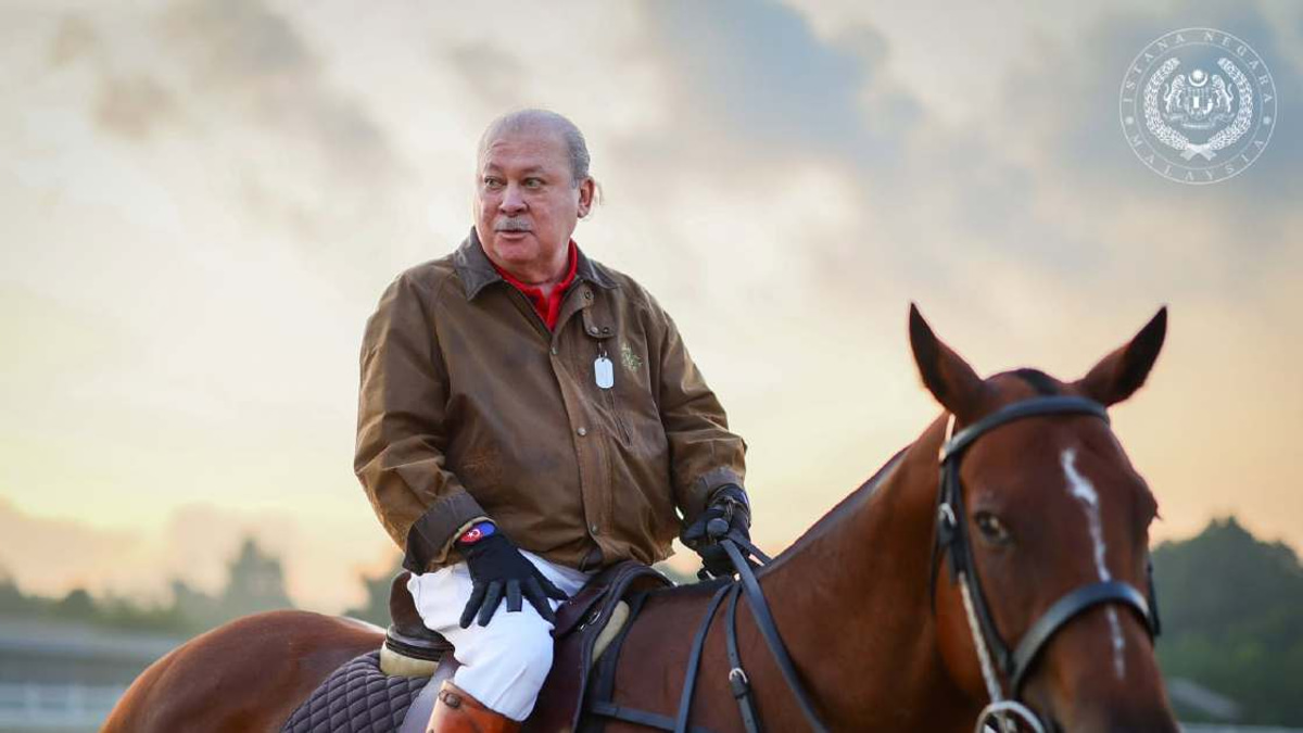 Sultan Ibrahim Continues Equestrian Regimen at Royal Johor Polo Club