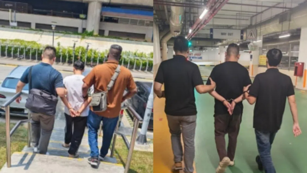 Two Malaysian shop workers arrested for Singpass credential theft and e-wallet scam network in Singapore