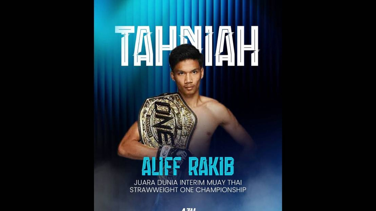 Aliff Rakib's ONE Championship Victory Will Inspire Next Generation, Says DPM Zahid