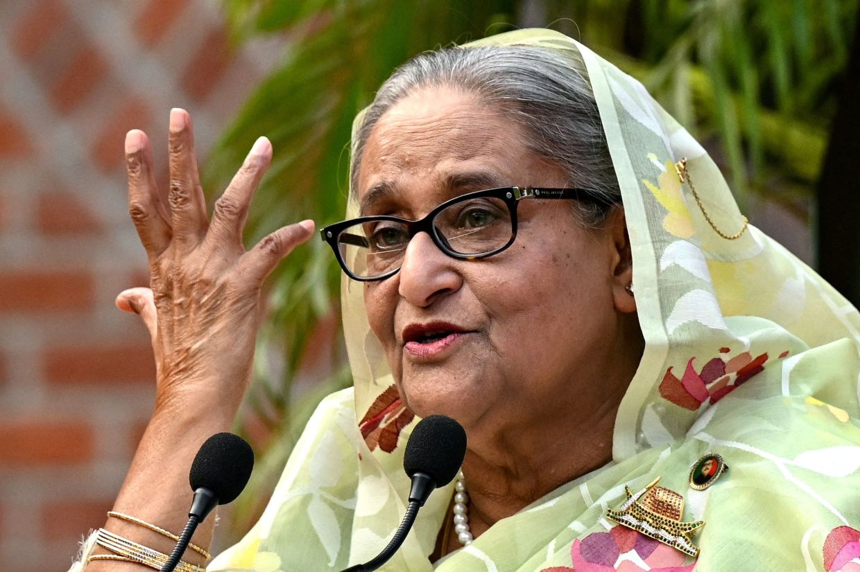 India distances itself from Sheikh Hasina's virtual address as Bangladesh tightens media restrictions