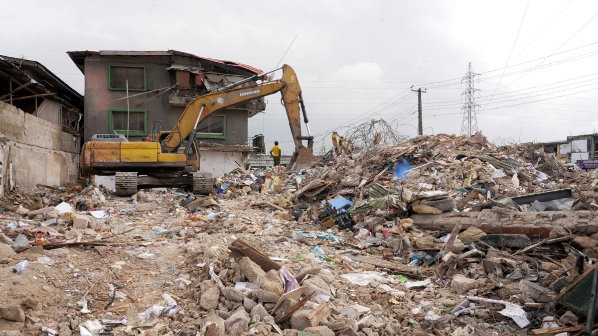 Nine Dead, 27 Rescued After Shopping Complex Collapses in Lagos